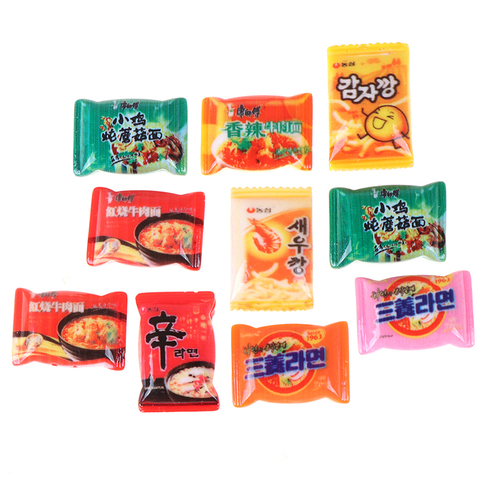 Hot sale 10pcs Simulation Instant noodles Pretend Food Toys DIY Accessories ► Photo 1/6