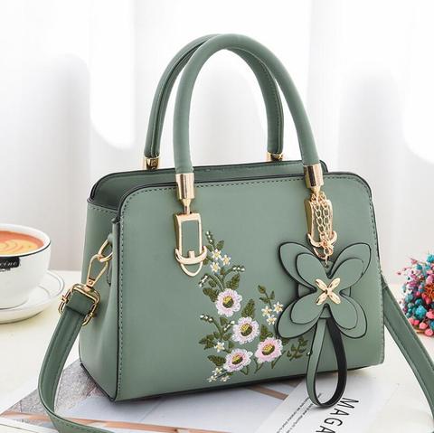 Small fresh embroidered small square bag 2022 new fashion women handbag casual one-shoulder bags diagonal female bag A306# ► Photo 1/6