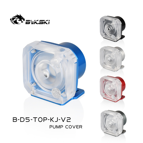 POM/PMMA Acrylic Cover Stent Water Cooler Pump Cover for D5 Serise Pump Computer Water cooling ► Photo 1/6