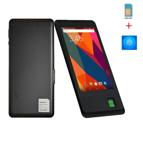 Black Friday sale Fingerprint  Phone Call Tablet 7 INCH MTK8735 Android 8.1 GSM 1GB / 8GB  Dual SIM IPS Screen Quad Core 4000mAh ► Photo 1/6
