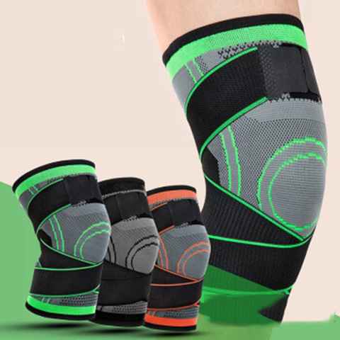 1 Pair Men Women Knee Support Compression Sleeves Joint Pain Arthritis Relief Running Fitness Elastic Wrap Brace Knee Pads With ► Photo 1/6