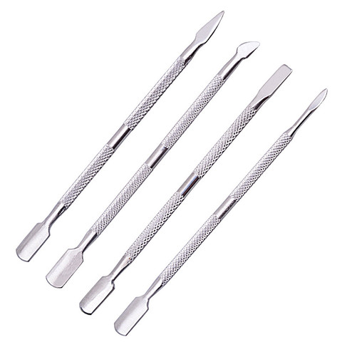 1Pcs Stainless Steel Double Head Cuticle Pusher for Manicure 2022 Tools for Nails Art Non-Slip Nail Cuticle Remover Accessories ► Photo 1/5