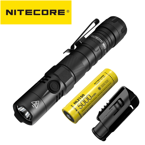 Original NITECORE MH12 V2 Flashlight 1200LM CREE XP-L2 V6 LED USB-C Rechargeable Tactical Torch with 5000mAh Battery for Camping ► Photo 1/6