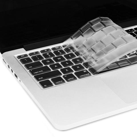 EU US English Keyboard Skin for Macbook Pro Retina 13 15 A1502 A1398 2015 Keyboard Cover Slim Waterproof Skin Film Protector ► Photo 1/6