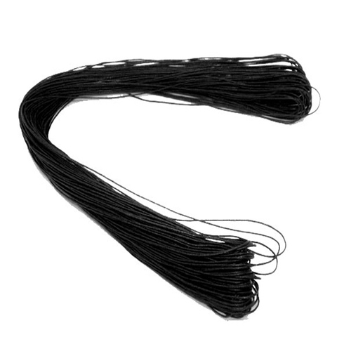80 Meters Doreen Box Black Waxed Cotton Necklace Cord For DIY Jewelry Making 1mm Dia. Wholesale ► Photo 1/4