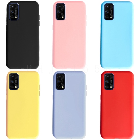 Silicone Case For Realme 7 Pro Case Soft TPU Shockproof Cover For Oppo Realme 7 Pro 7Pro Phone Cases Realme7 Fundas Matte Bumper ► Photo 1/6