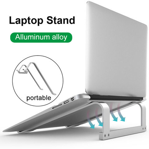 COOLCOLD Aluminum Alloy Laptop Stand Desktop Notebook Holder Desk Non-slip Bracket Laptop Stand For 11-17 inch Macbook Pro Air ► Photo 1/6