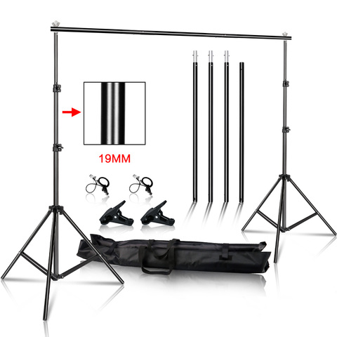Photo Video Studio Backdrop Background Stand Photography Muslin Backgrounds Picture Canvas Frame Support System With Carry Bag ► Photo 1/6