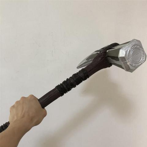 Thor Thunder Hammer Axe Cosplay Storm Breaker Hammer  War Weapon Prop Axe 1:1 Gift Costume Movie 73cm ► Photo 1/6