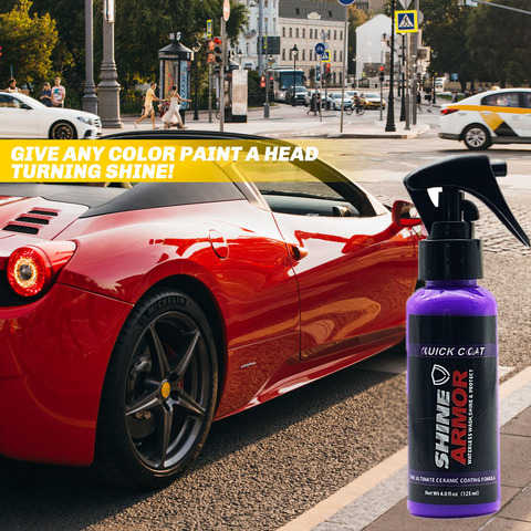 125ml Shine Armor Ceramic Car Wash Fortify Quick Coat Polish  Sealer Spray Car Nano Ceramic Coating Polishing Spraying Wax ► Photo 1/6