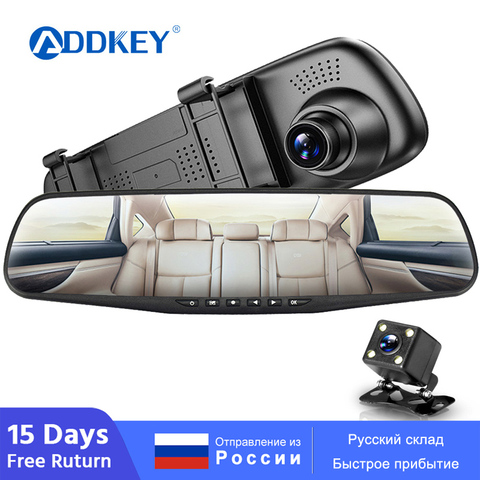 1080p Hd Dash Camera For Car Video Recorder Rearview Mirror Dash