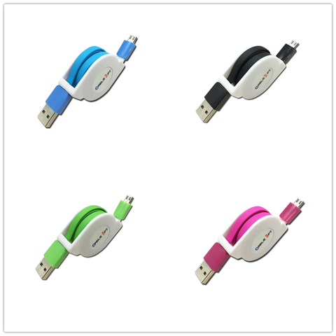 2m 3m Micro USB Retractable Cable for xiaomi redmi note 6 5 6a 5a 4x 3s huawei 8a 20I honor 8x 7c a2 lite Mobile Phone cable ► Photo 1/6