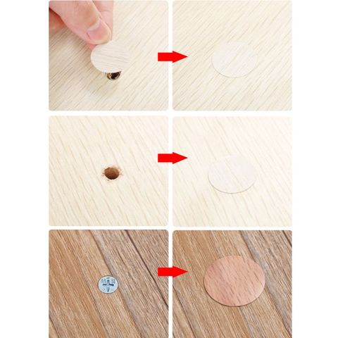 60Pcs 20mm Wooden Furniture Self Adhesive Cabinet Screw Cap Covers Hole Stickers ► Photo 1/1
