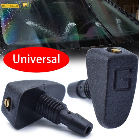 Universal Car Front Windshield Windscreen Washer Jet Nozzles Water Fan Spout Cover Washer Outlet Wiper Nozzle Adjustment ► Photo 1/6