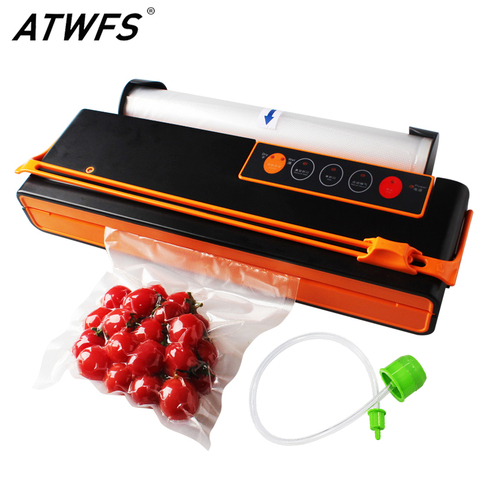 ATWFS Vacuum Sealer Sealing Machine Packing Machine Packaging Food Saver Automatic Cutting Vacuum Bag 10pcs for free ► Photo 1/6