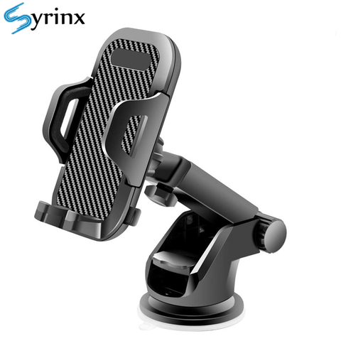 2022 New Long Arm Sucker Gravity Car Mobile Phone Holder Stand Universal Dashboard Clip Support For iPhone 11 PRO Accessories ► Photo 1/6