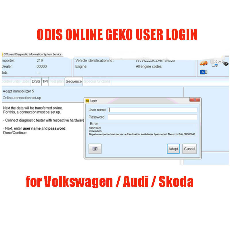Online Coding Login Service for VAG Car Diagnostic Interface VAS5054A VAS 6154 OBD Connector J2534 VCI - Price history & Review | AliExpress Seller - Buy ECUTOOL Store | Alitools.io