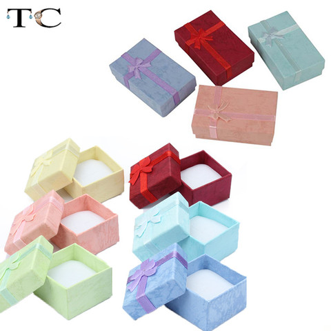 Jewelry Organizer Storage Gift Box Necklace Earrings Ring Box Paper Jewellry Packaging Container ► Photo 1/5