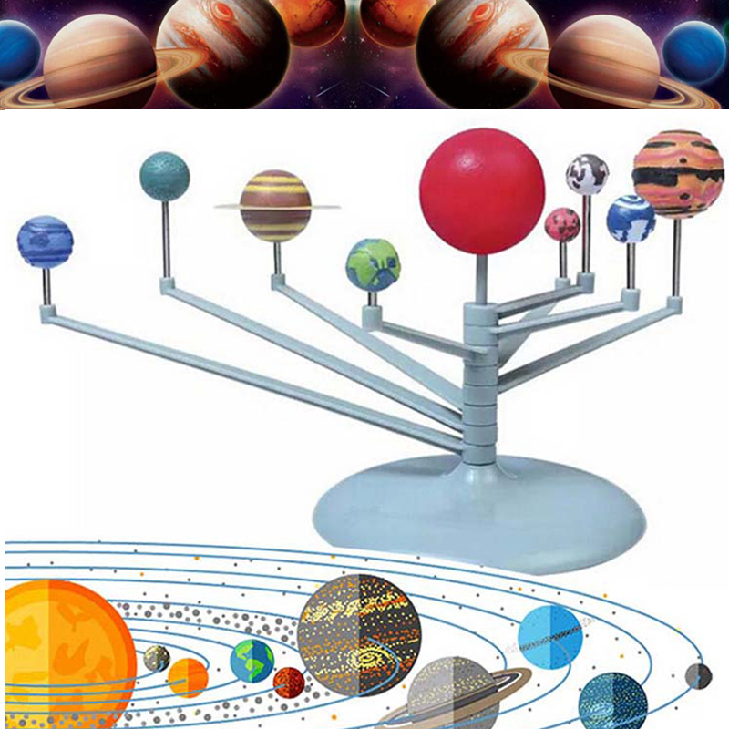 Solar System Planetarium Model Kit Astronomy Science Project DIY Kids Toy XI 