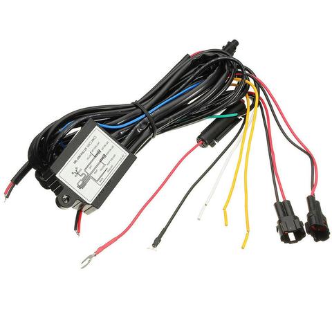 DRL Daytime Running Light Dimmer Dimming Relay Control Switch Harness On-Off ► Photo 1/6