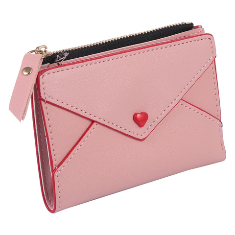 1pc Cash Wallet PU Wallet PU Square Card Wallet Change Wallet for Cards Coins ► Photo 1/6
