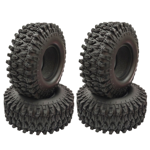 4PCS 1.9 inch Rubber Tyre 1.9 Wheel Tires 108X40MM for 1/10 RC Crawler Traxxas TRX4 Axial SCX10 90046 AXI03007 ► Photo 1/6