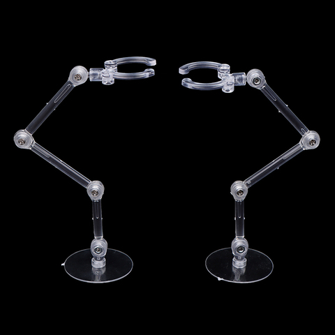 2 Sets Doll Stands Figure Display Bracket Action Base For 1/144 SHF Saint Sic Robot Model Effect Stage Act Suit Hot Sale ► Photo 1/6