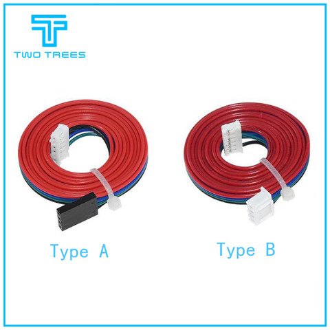 1M DuPont line two-phase XH2.54 4pin to 6pin Terminal Motor Connector cables for Nema 42 Stepper Motor ► Photo 1/4