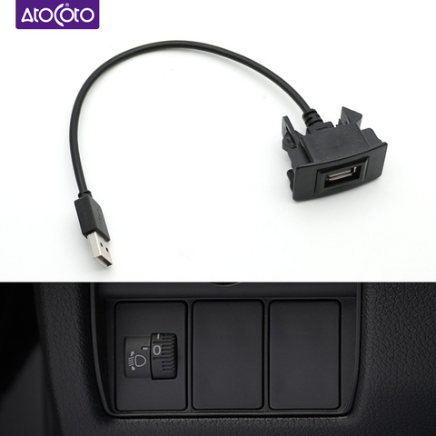 Car Wire for Honda Brio Civic CRV Fit Jazz City Accord Line Extension Lead USB Interface Adapter Cable Charge Data Transfer ► Photo 1/6