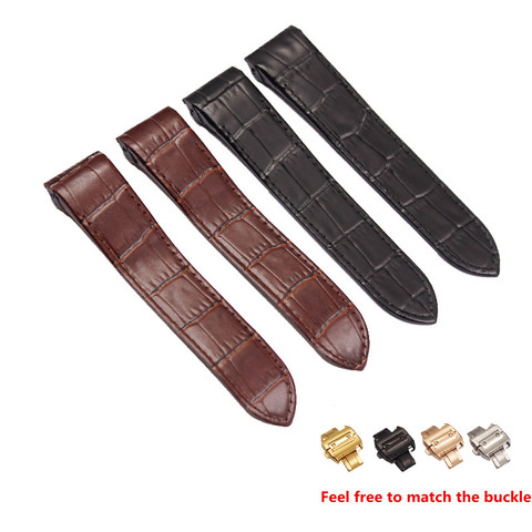 Watch accessories for Cartier Santos strap leather men and women Santos100 crocodile pattern leather Santos 23mm ► Photo 1/6