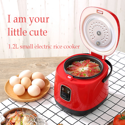 1.2L Mini Rice Cooker Multi-function Single Electric Rice Cooker Non-Stick Household Small Cooking Machine Make Porriage Soup ► Photo 1/4