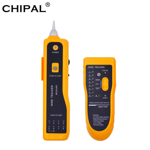 CHIPAL JW-360 LAN Network Cable Tester Phone Telephone Wire Tracker for UTP STP Cat5 Cat5E Cat6 Cat6E RJ45 RJ11 Line Finder ► Photo 1/6