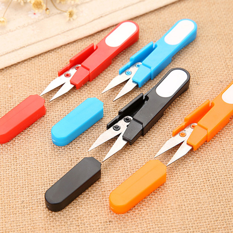11.8cm Sewing Scissors Yarn Thread Cutter with Cover Mini Small Embroidery Trimming Scissors - Great for Cross Stitch Sewing ► Photo 1/4