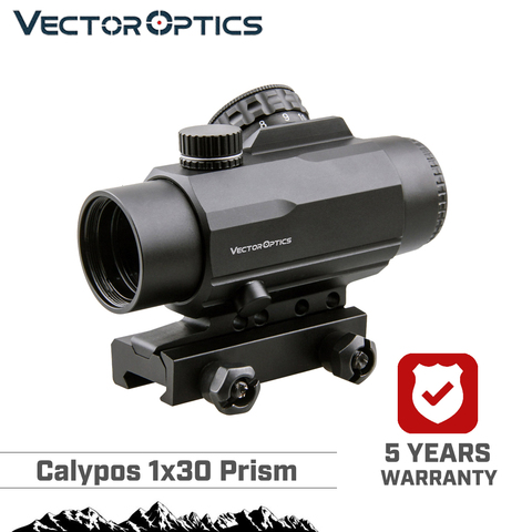 Vector Optics Calypos 1x30 Prism Riflescope CQB Style Fits AR15 M4 Rifle Scope Tactical CQ Reticle For Fast Targeting Shooting ► Photo 1/6