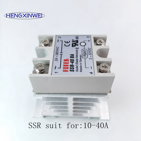 radiator fin other spare solid state relay RADIATOR SSR-10A-100A DA AA VA DD series  relay solid state ► Photo 1/6