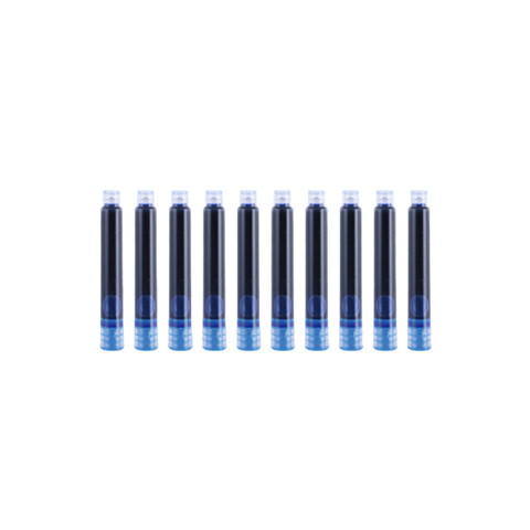 Wholesale Price 10PCS Disposable Blue Fountain Pen Ink Cartridge Refills Length Fountain Pen Ink Cartridge Refills ► Photo 1/1