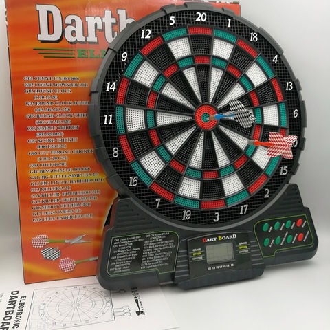 2022 New Professtional Automatic Scoring Electronic Darts Boards Target Safety Leisure Entertainment with 6 Darts + 18 Tips ► Photo 1/6