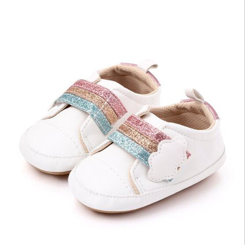 New Baby Shoes Infants PU Casual First Walkers Soft Anti-Slip Sole Newborn Sport Shoes Boys Girls Baby Shoes Sneakers ► Photo 1/6