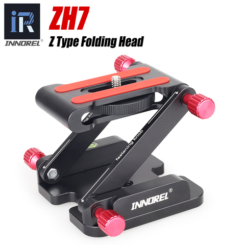 ZH7 Folding Z Type Tilt Tripod Head Flex Z pan for Canon Nikon Sony DSLR Camera Sliders Quick Release Plate Aluminum Top Quality ► Photo 1/6