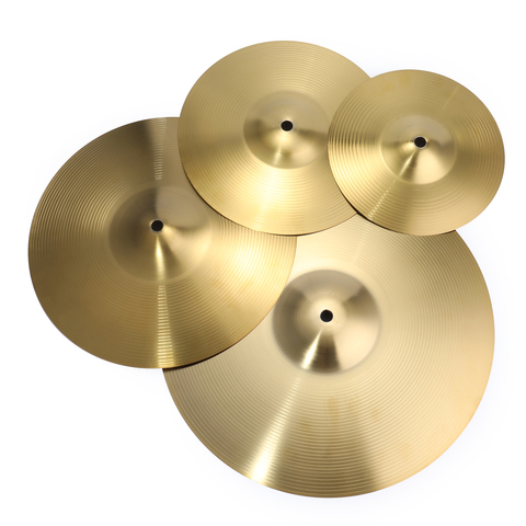 Brass Crash Ride Cymbal Hi Hat Cymbals for Drum Percussion Musical Instrument Set for Percussion Instruments Players Beginners ► Photo 1/6