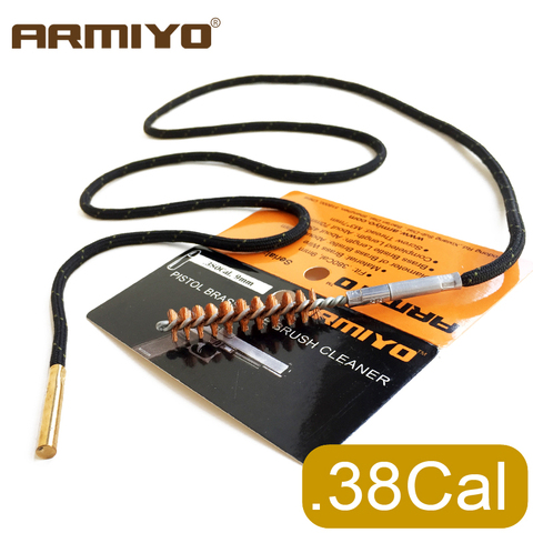 Armiyo Gun Bore Brush .380Cal 9mm Tactical Pistol Barrel Cleaning Kit Cleaner Tool Hunting Accessories Screw Thread Size 8-32 ► Photo 1/6