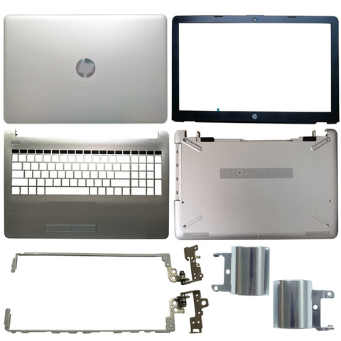 Silver Laptop LCD Back Cover/LCD front bezel/Hinges cover/Palmrst/Bottom Case For HP 15-BS 15-BW 15-BS070WM 15Q-BU 924892-001 ► Photo 1/6