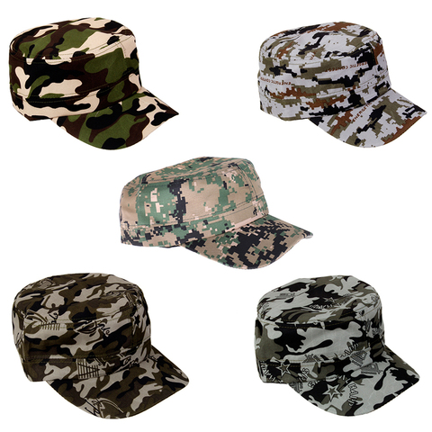 Adjustable Size Fishing Caps Camo Cap Patrol Castro Cap Golf Driving Visor Baseball Hat Camouflage for hunting hiking fishing ► Photo 1/6