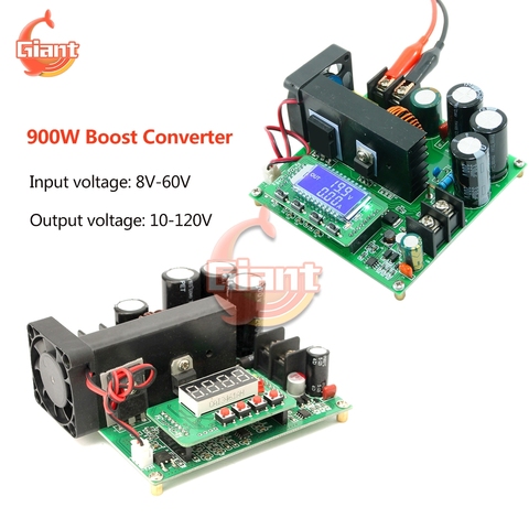 DC 8V-60V BST900W Boost Converter Power Module 900W 15A CNC LCD Display CC CV Step Up Voltage Regulator Power Supply Module ► Photo 1/6