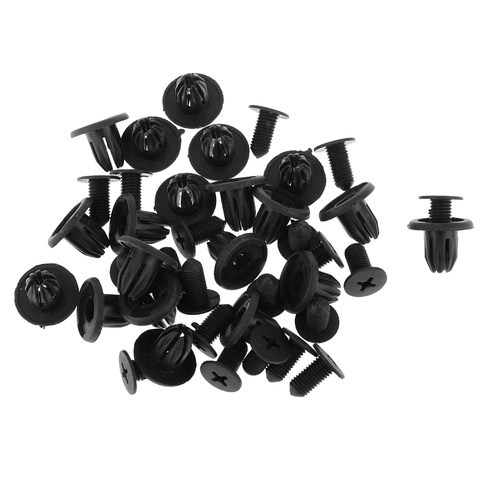 20pcs Bumper Clips For Rover 45 DYQ100230A /  ZS / for  Honda Vehicles Black ► Photo 1/5