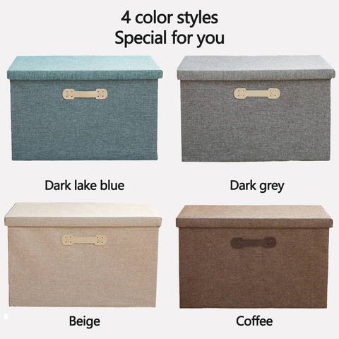 Business Foldable Storage Box Toy Book File Storage Box Home Clothes Underwear Sundries Organizer Box ► Photo 1/6