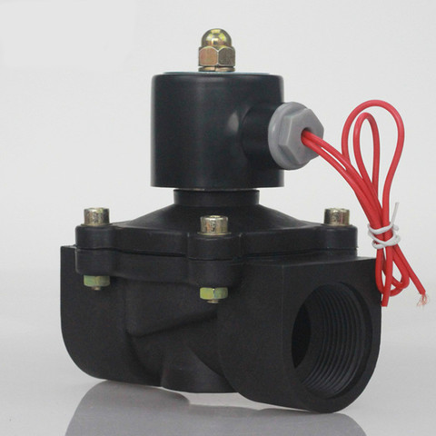 DN08/10/15/20/25/32/40/50   AC 110V AC 220V DC 12V DC 24V Plastic normally closed solenoid valve water valve switching valve ► Photo 1/1