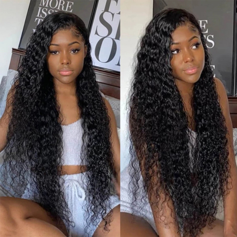 28 30inch Kinky Curly Lace Front Human Hair Wigs For Women 13x4 Lace Frontal Wig Brazilian Curly Lace Closure Wig 4x4 Lace Wig ► Photo 1/6
