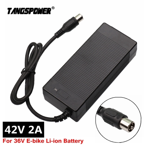 42V 2A charger electric bike lithium battery charger for 36V E-bike li-ion battery pack electric scooter charger RCA Connector ► Photo 1/6