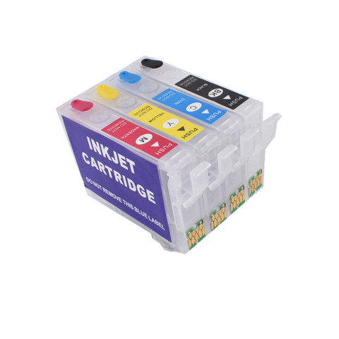 Refill ink kit 16 XL T1631 Refillable ink cartridge For EPSON Workforce wf 2750 2760 2010W 2510WF 2520NF 2530WF 2540WF 2660 2630 ► Photo 1/4